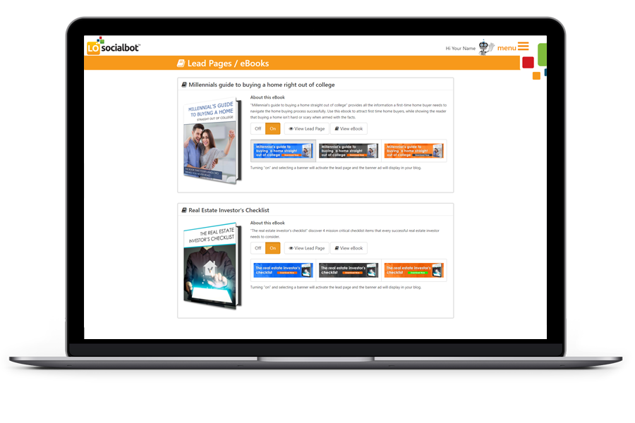 LO SocialBot Ebooks